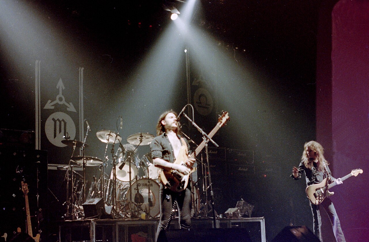 Motorhead na koncertu 1982 v Port Talbotu.